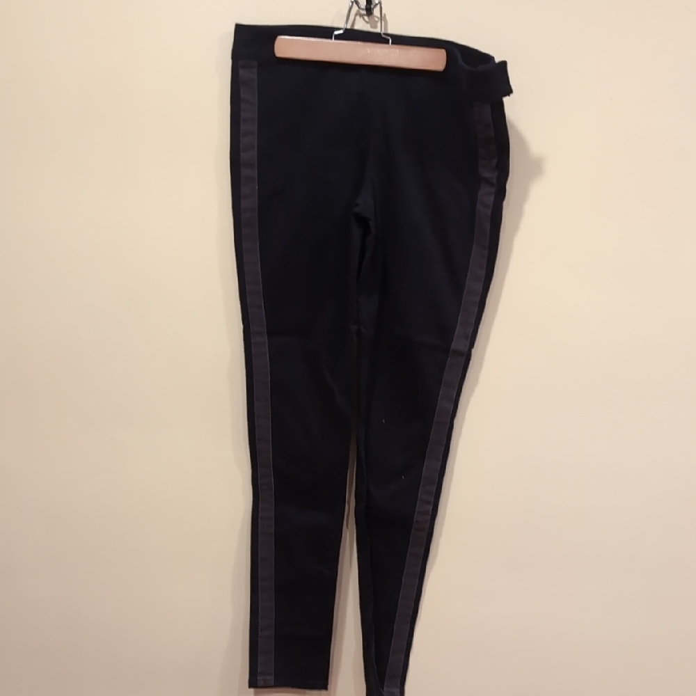 Leith Black Straight Leg Pants